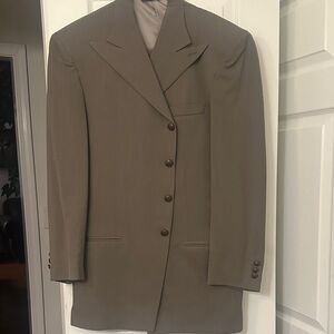 Men's Elegant Tan Suit Jacket